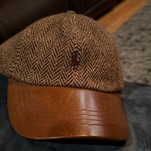Polo by Ralph Lauren Brown Herringbone Hat